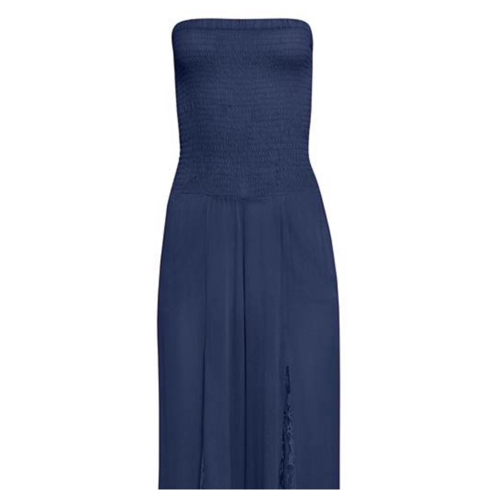 Sold elsewhere Lace Inset Jumpsuit M Navy Blue Brand New - Picture 10 of 11